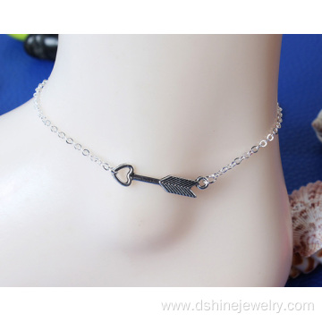 Street Fashion Simple Forest Style Alloy Silver Tree Anklet Bracelet